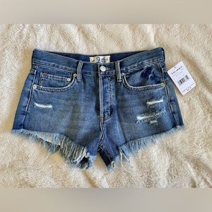 NWT Free People Jean Shorts Size 24 twenty four Cutoffs